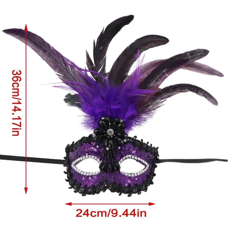 39BB Masquerade Mask Venetians Mask Halloween Mask Mardi Gras Mask Halloween Party