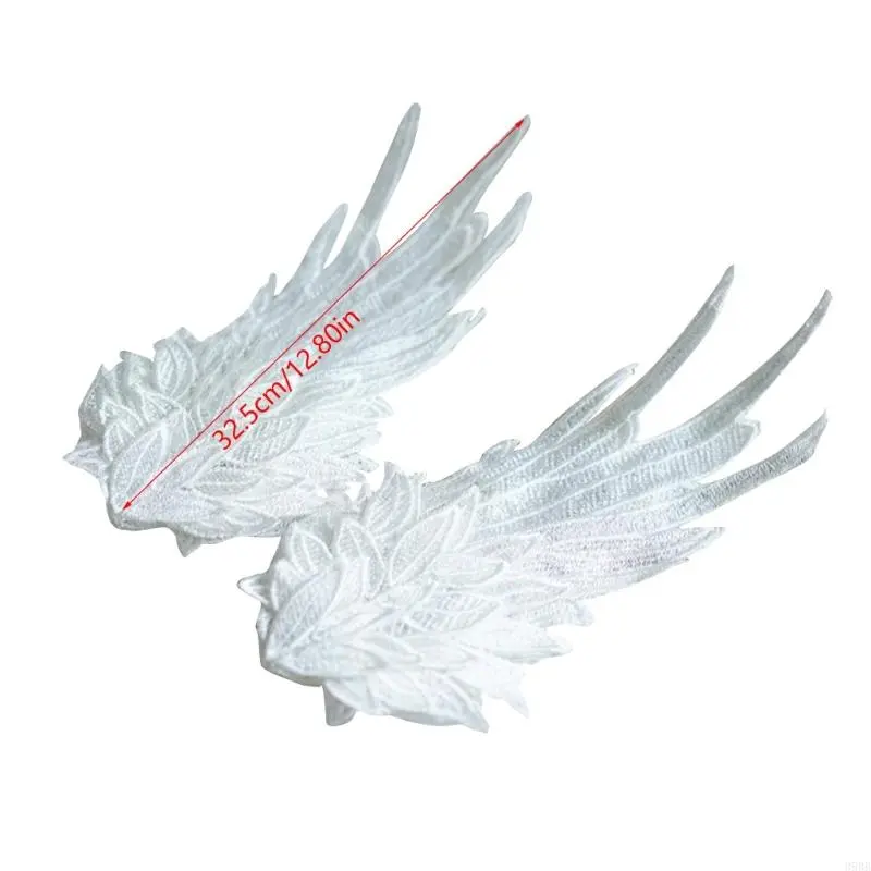 Angel Wing Hair Clips Barrette Angel Wing Hairpin Gothic Black White Hair Accessories for Girls Women Party