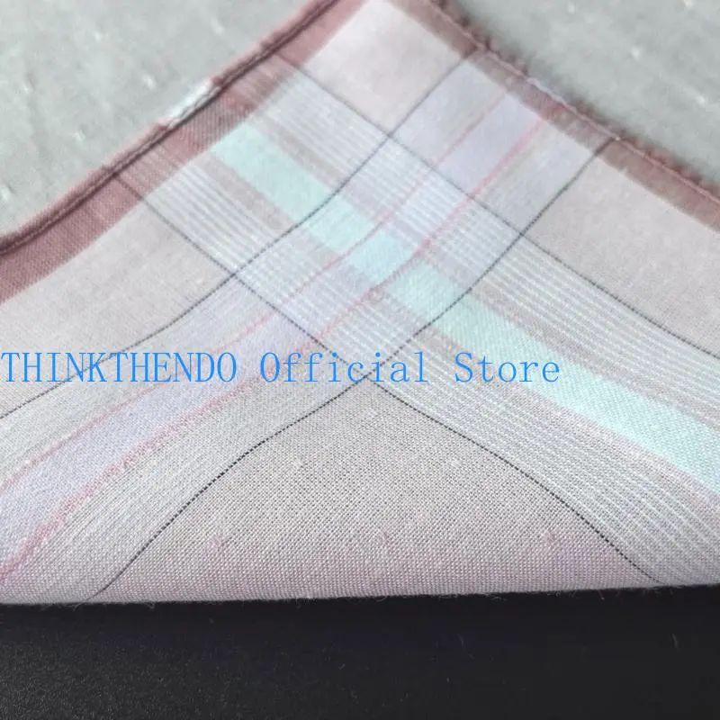 652F 29x29CM Plain Handkerchief Towel for Adult Big Square Bandanas MultiUse Face Towel Man Sweat Wipe Hankie Set 6PCS