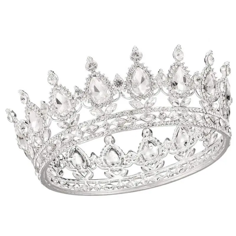 652F Delicate Tiaras Birthday Headbands Elegant Hairbands for Girls Birthday Party Photo Props Headwear Crowns