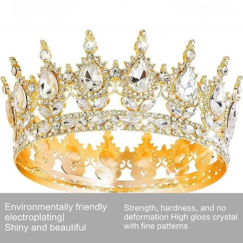 652F Delicate Tiaras Birthday Headbands Elegant Hairbands for Girls Birthday Party Photo Props Headwear Crowns