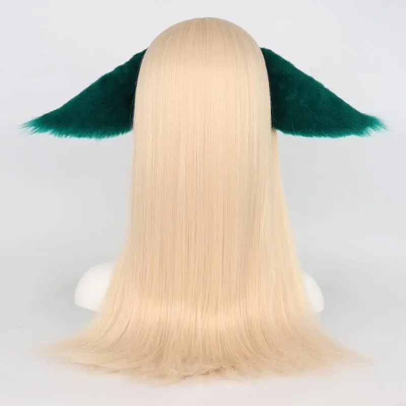 652F Cosplay Cartoon Character Foxes Ears Hair Hoop Woman Makeup Headband for Easter Halloween Cosplay Hair Accessories