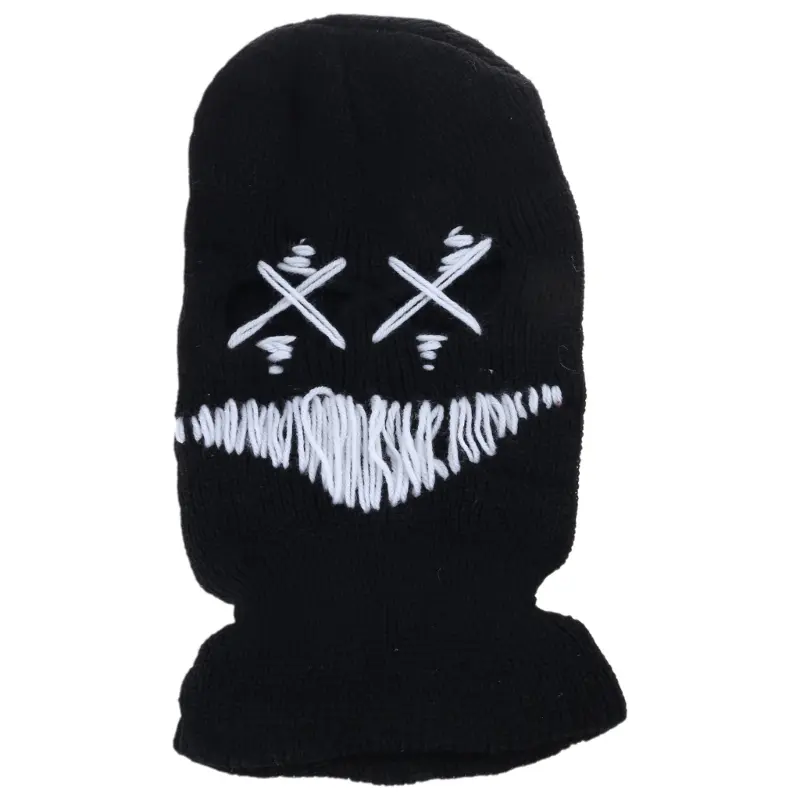 652F Ski Mask Knitted Full Face Cover Balaclava Mask Halloween Party Hat