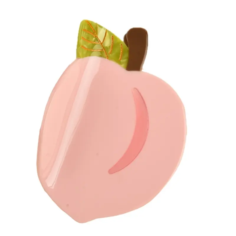 652F Acetate Hair Claw Clip in Fruit Designs Women's Hair Accessory Hair Decoration for Fashion Enthusiasts and Seekers