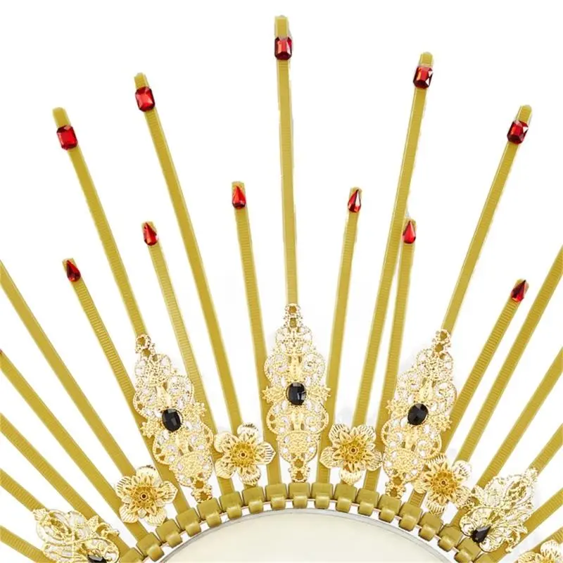 652F Spiked Headpiece HaloCrown Headband Headpiece HaloCrown Headpiece Headband Headband