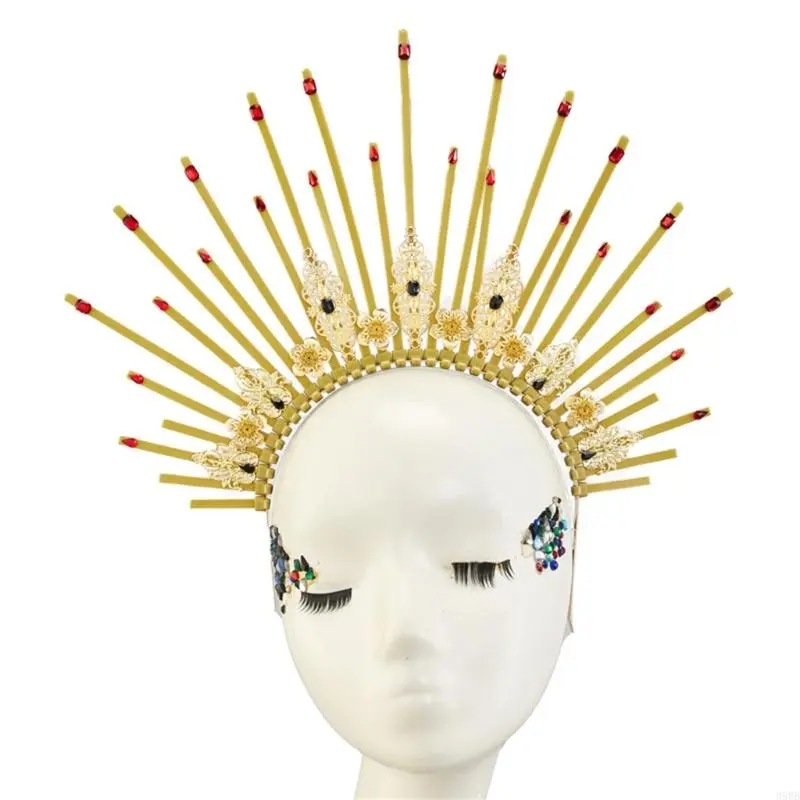 652F Spiked Headpiece HaloCrown Headband Headpiece HaloCrown Headpiece Headband Headband