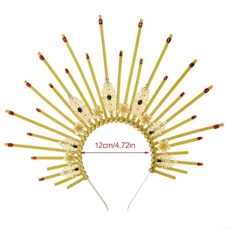 652F Spiked Headpiece HaloCrown Headband Headpiece HaloCrown Headpiece Headband Headband