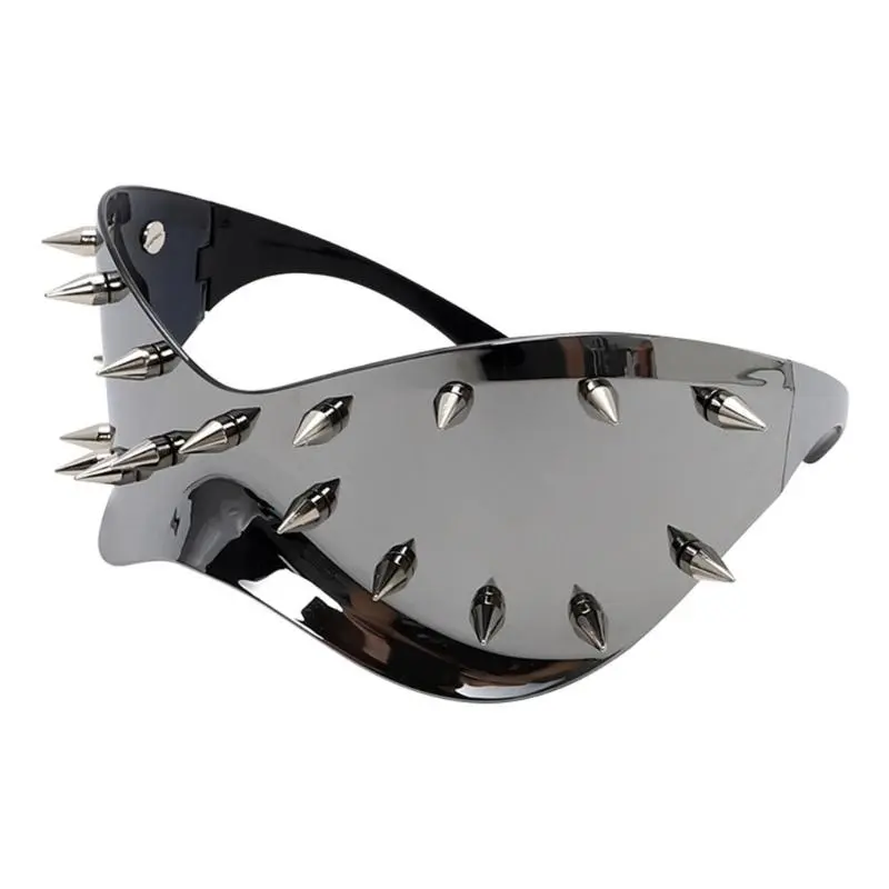 39BB Punk Spikes Sunglasses with UV400 Protections for Daily Use and Street Photoshots