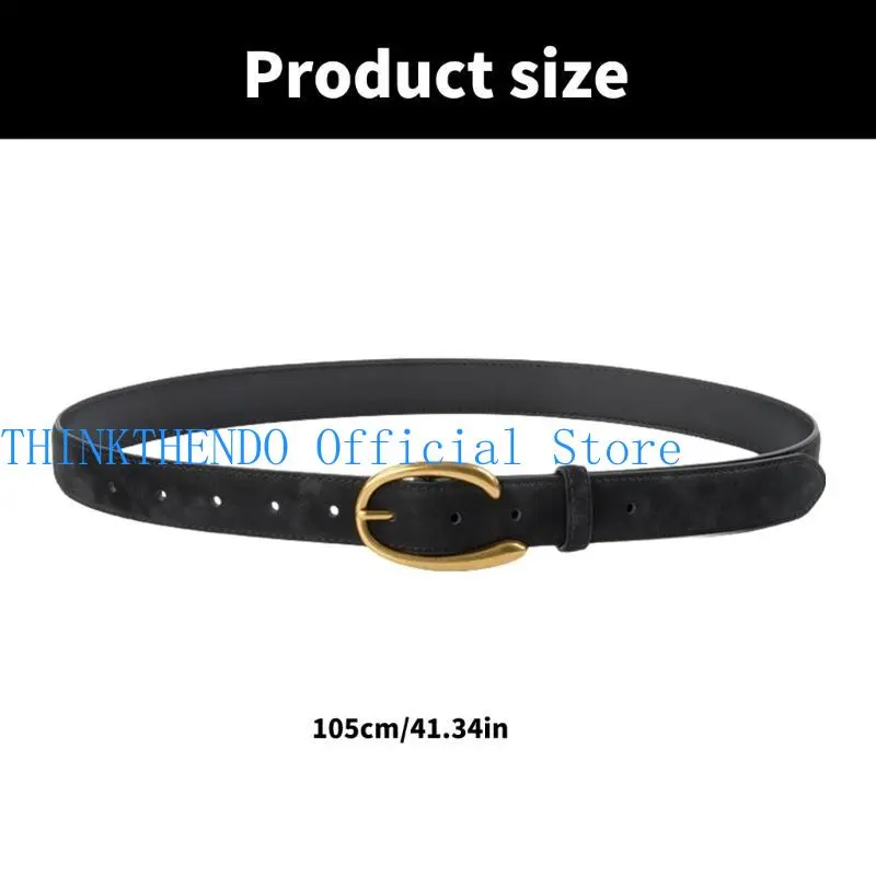 39BB Retro Waist Belt for Daily Costume Punk Waist Belt Casual Body Jewelry Versatile