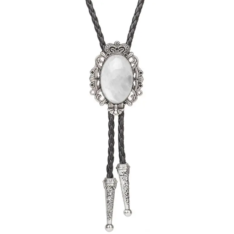 652F BoloTie Western Necklace Cowboybolo Tie CelticBolo Tie Men Western CowboyNecktie Stone BoloTie CowboyNecklace Tie