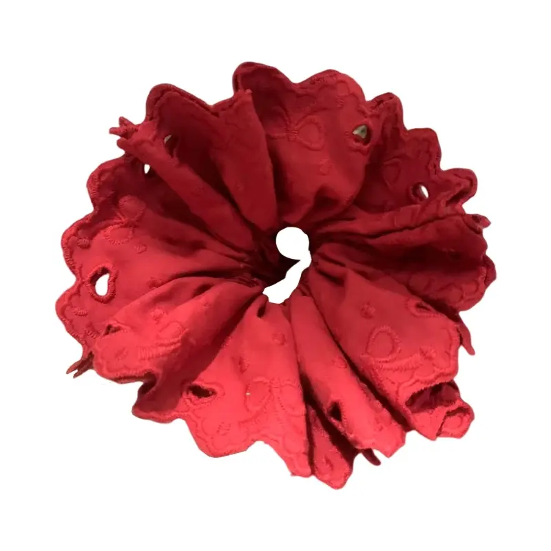 652F Lace Hair Rope Hair Bun Scrunchies Elastic Hair Rope Big Hair Scrunchy Heavy Duty HairBands Female Accessories