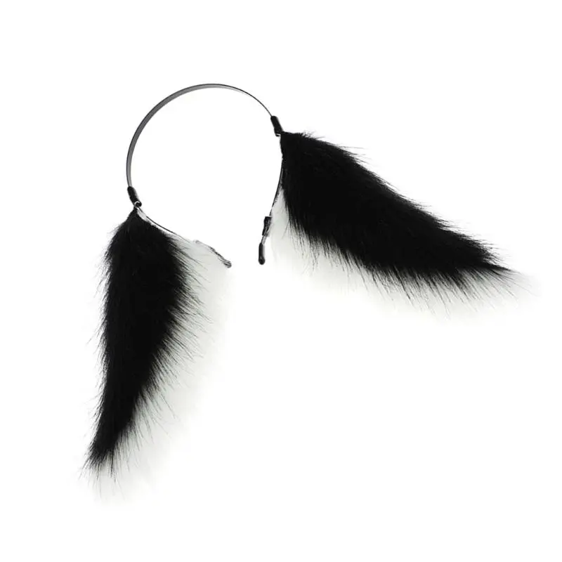 652F Anime Headband for Party Japanese Lop Ear Hairhoop Teens Halloween Theme Party Hairband Masquerades Costume Accessories