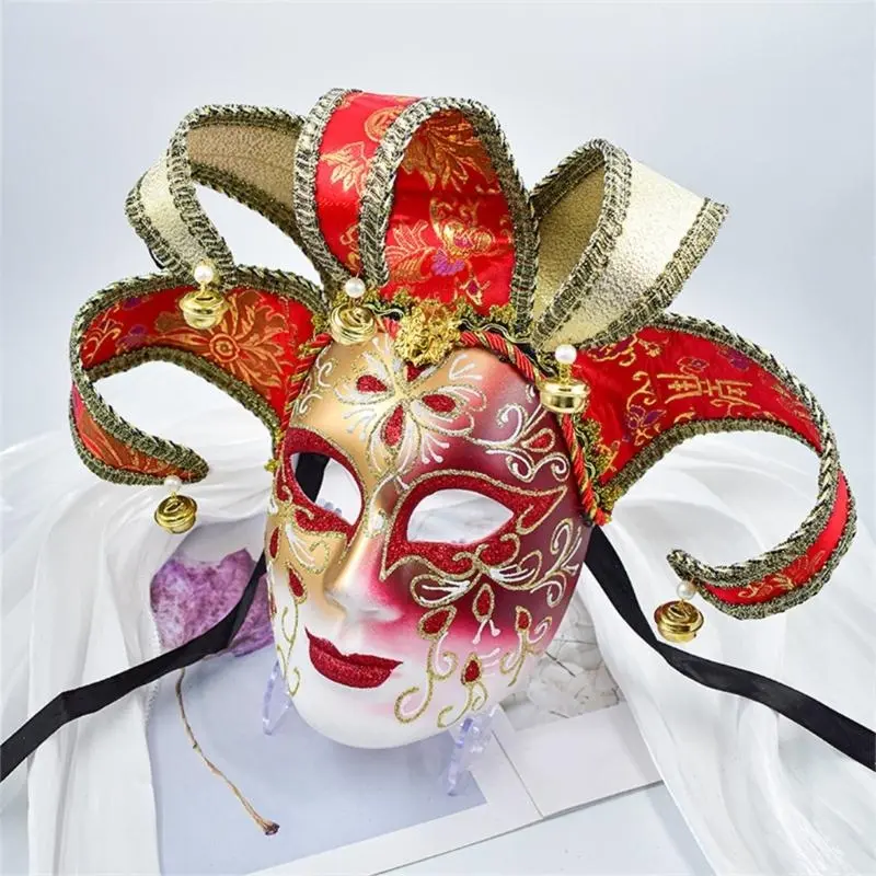 39BB Masquerade Mask Mask Venetians Comedy Mask Mardi Gras Party Mask Halloween Cosplay Mask Wall Decorations Gifts