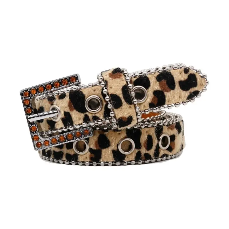 652F Girls Retro Waist Belt for Daily Costume Hot Jewelry Waist Body Jewelry for Party Jeans Belt Cowboy Chain