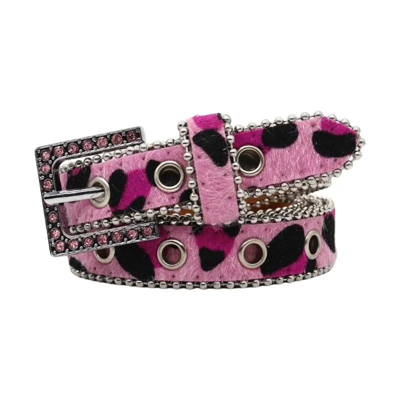 652F Girls Retro Waist Belt for Daily Costume Hot Jewelry Waist Body Jewelry for Party Jeans Belt Cowboy Chain
