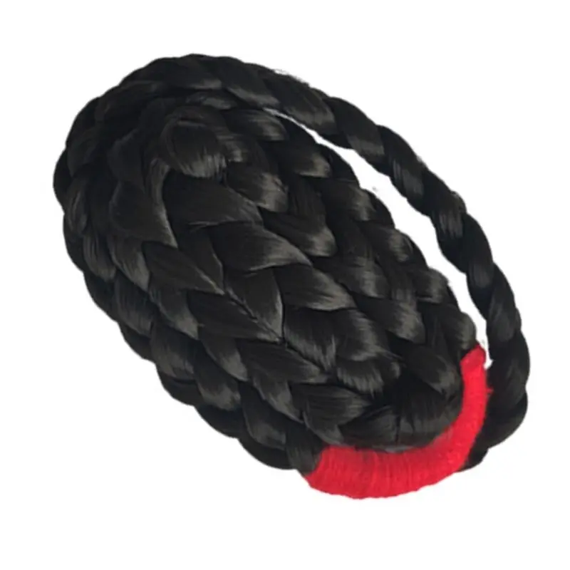652F Durability Korean Braided Hairpiece Elegant Twisted Hair Bun Professionals for Everyday Use
