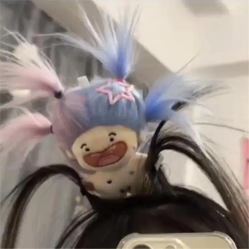 39BB Cool Bangs Clip Funny Headband Cartoon Hair Headwear for Kids Stage School Play and Theatrical Shows