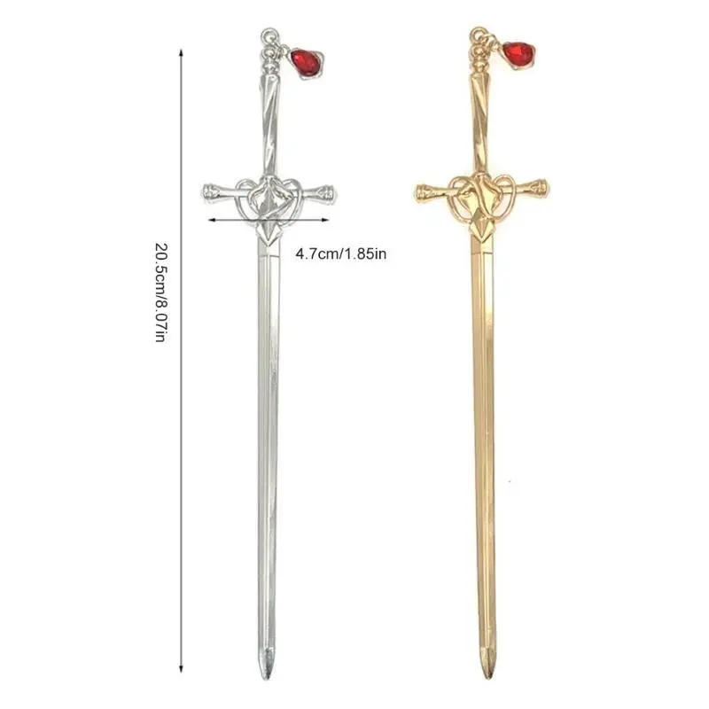 39BB Unique Hair Pins Large French Metal Styling Accessories For Women Bun Hairpieces Hair Clip Fashion Hair Decors