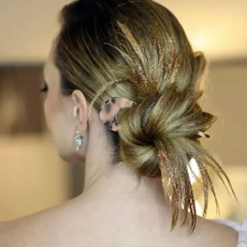 39BB Unique Hair Pins Large French Metal Styling Accessories For Women Bun Hairpieces Hair Clip Fashion Hair Decors
