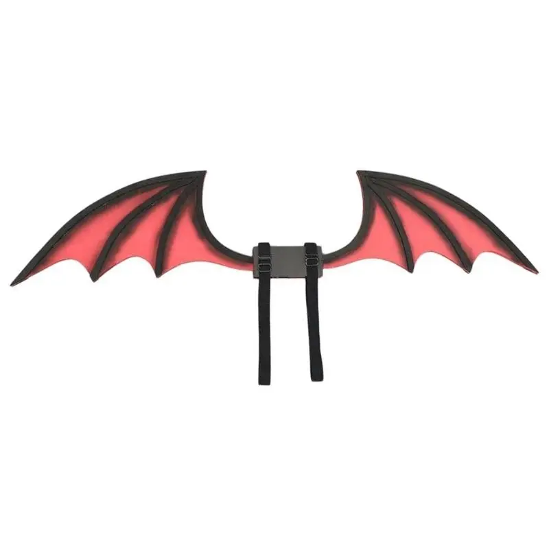 39BB Festival Bat Wing Headgear Cosplay Bat Costume Hair Hoop Plush Bat Ears Headwear for Creative Daily Wear