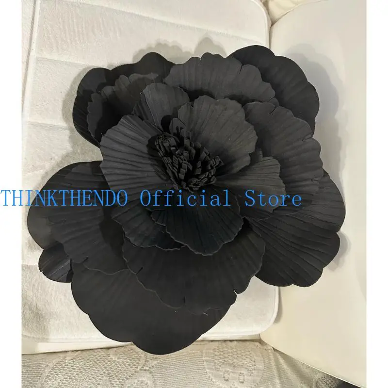 39BB Large Flower Hats For Women Flower Fascinator Hat Large Flower Headband Flower Fascinator Headband Costume Headpiece
