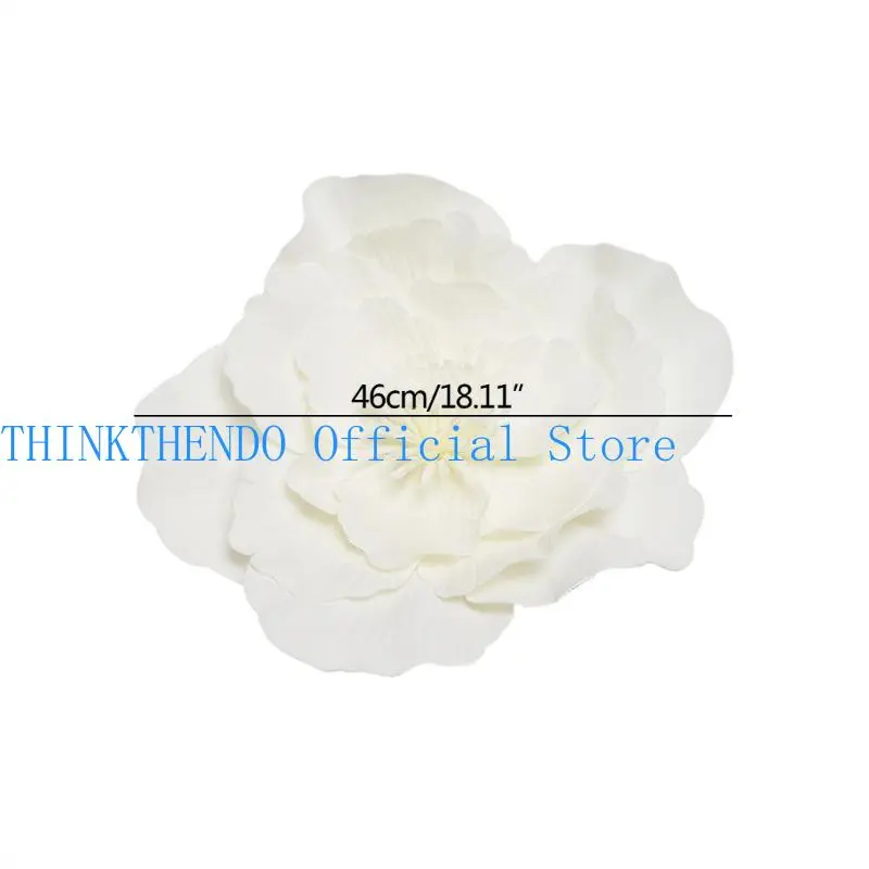 39BB Large Flower Hats For Women Flower Fascinator Hat Large Flower Headband Flower Fascinator Headband Costume Headpiece