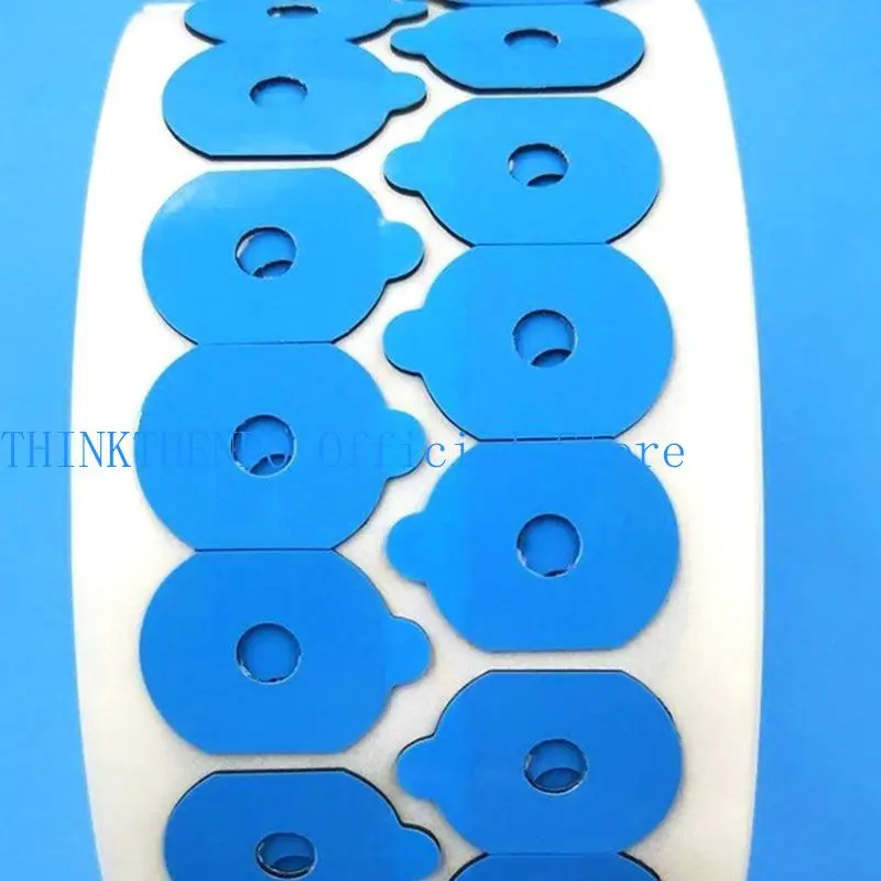 652F Optical Eyeglasses Lens Edging Anti-Slip Blocking Pads Tape for Lens Processing 1000 Piece Sticky Pad Easy to Remove