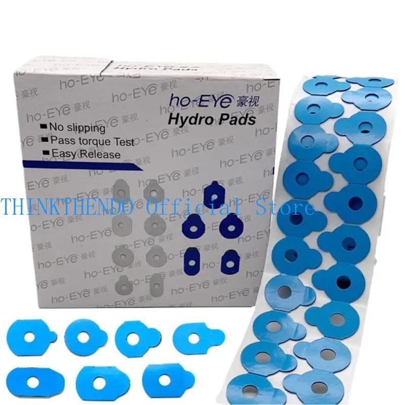 652F Optical Eyeglasses Lens Edging Anti-Slip Blocking Pads Tape for Lens Processing 1000 Piece Sticky Pad Easy to Remove