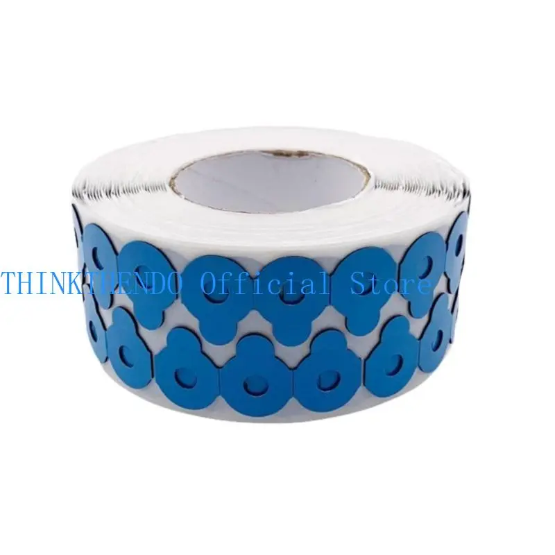 652F Optical Eyeglasses Lens Edging Anti-Slip Blocking Pads Tape for Lens Processing 1000 Piece Sticky Pad Easy to Remove