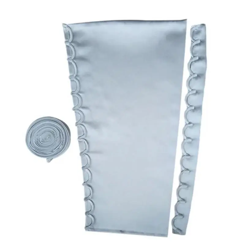 39BB Bridal Gowns Corset Back Kits with 4Meter Satined Tie Shield Cloth for Wedding Dress Zipper Replacement Dress Laceup Set