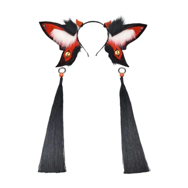 39BB Unique Animal Ear Headband Costume Theme Hairpieces for Anime and Cosplay