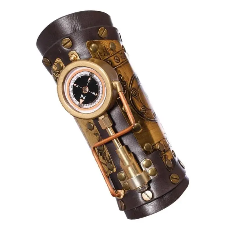 39BB Universal Steampunk Wrist Cuffs with Perfect for Costume Parties