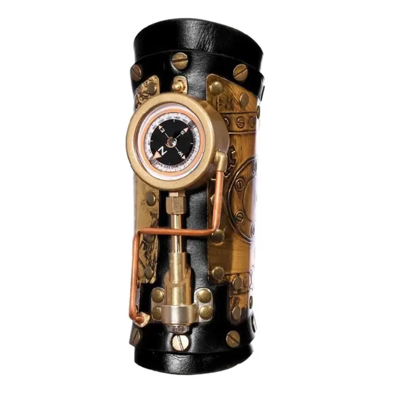 39BB Universal Steampunk Wrist Cuffs with Perfect for Costume Parties
