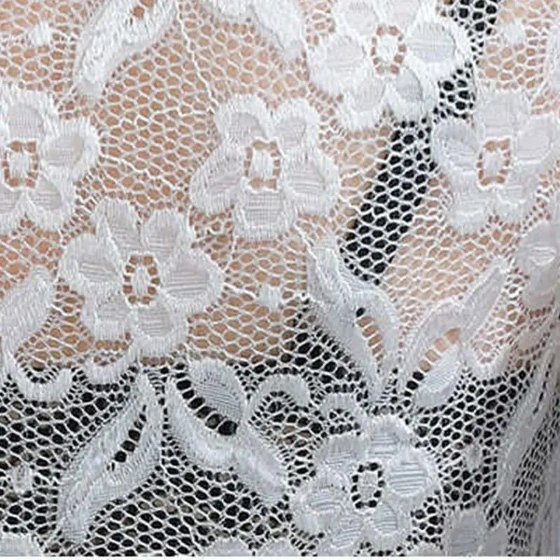 Women Detachable Fake Collar Half Shirt Blouse Sweet Crochet Floral Lace Collars Wedding Dress Neck Cover Summer Elegant