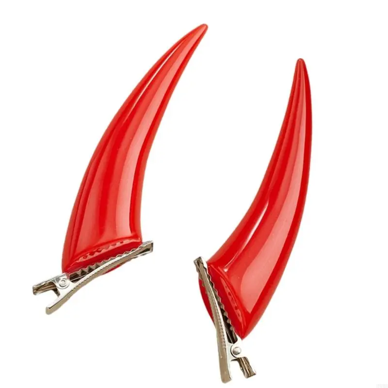 652F 2lotsSimple Temperament Hairpin Fall Winter Bobbles Hair Clip Antiskid Barrettes for Cosplay Enthusiasts