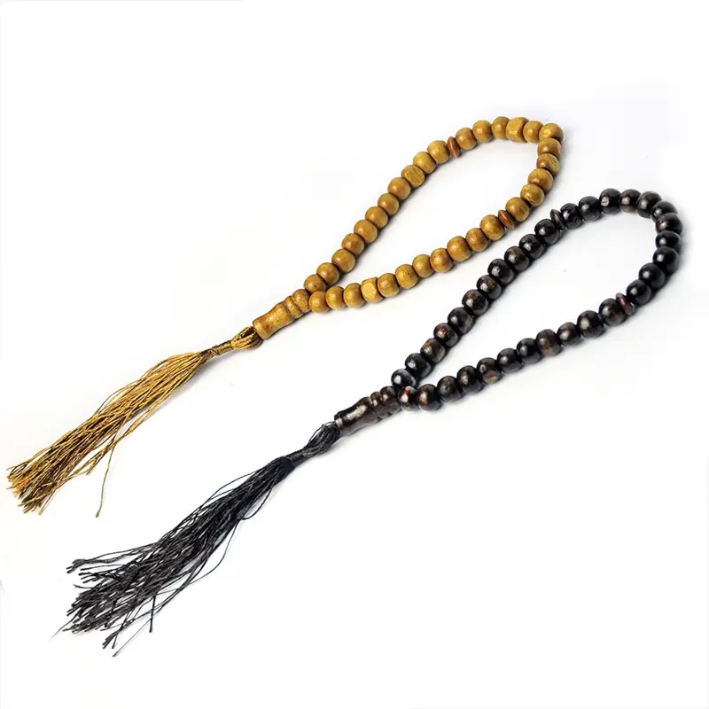 652F Prayer Beads 8mm Muslim Prayer Beads Tasbeeh Prayer Beads Islam Counter 33 Finger Beads Muslim Rosary Religious Jewelry