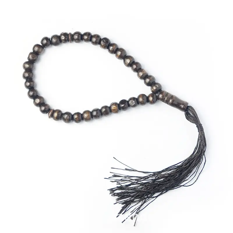 652F Prayer Beads 8mm Muslim Prayer Beads Tasbeeh Prayer Beads Islam Counter 33 Finger Beads Muslim Rosary Religious Jewelry