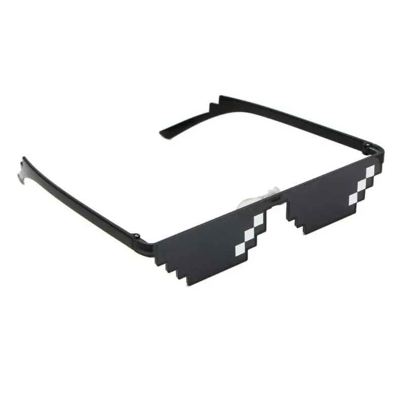 Novelty Sunglasses Pixelated Men Women Brand Party Eyeglasses  Vintage Eyewear Unisex Gift Toy Glasses for Teens
