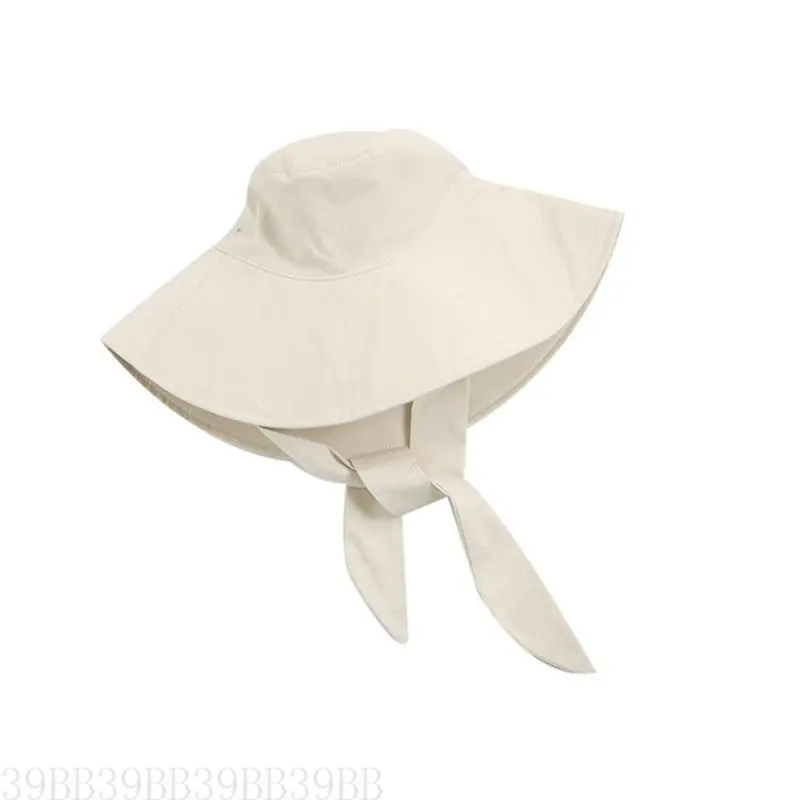 39BB Women Bucket Hat Outdoor Sun Hat for Outdoor Fishing Hiking Caps Breathable Sunscreen for Hot Season