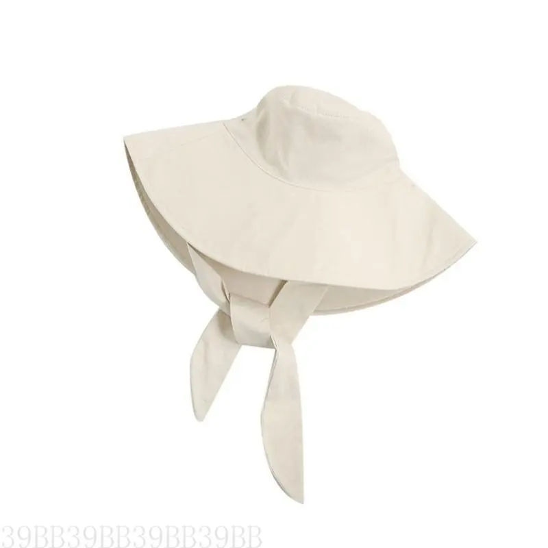 39BB Women Bucket Hat Outdoor Sun Hat for Outdoor Fishing Hiking Caps Breathable Sunscreen for Hot Season