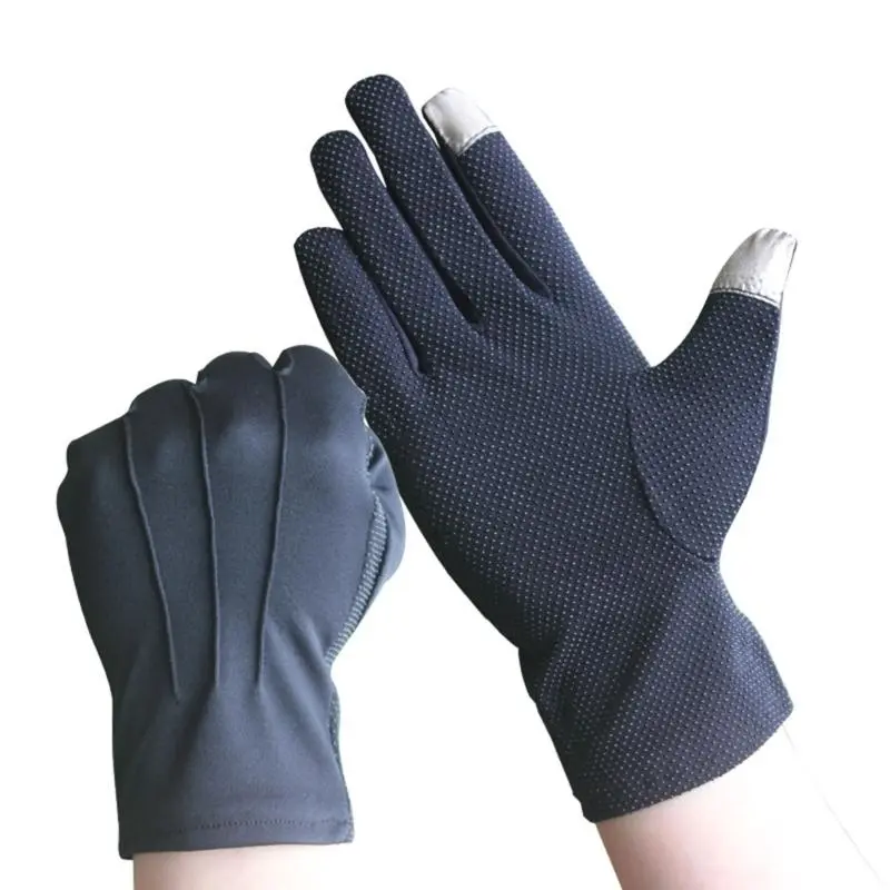 652F Screen Touch Etiquette Gloves For Formal Tuxedo Guard Jewelry Handling Gloves with Nonslip Dotted Parades Gloves