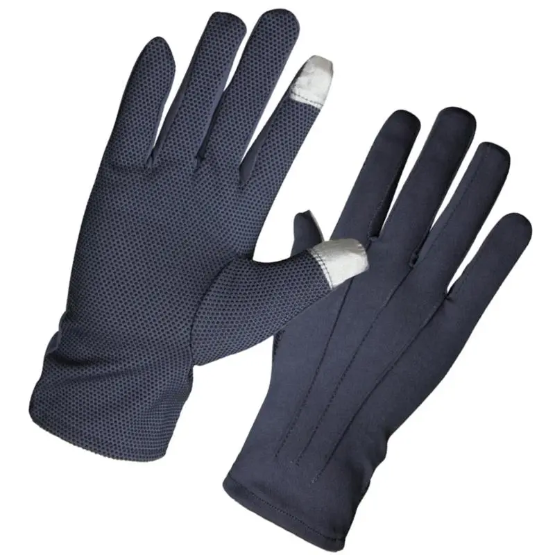652F Screen Touch Etiquette Gloves For Formal Tuxedo Guard Jewelry Handling Gloves with Nonslip Dotted Parades Gloves