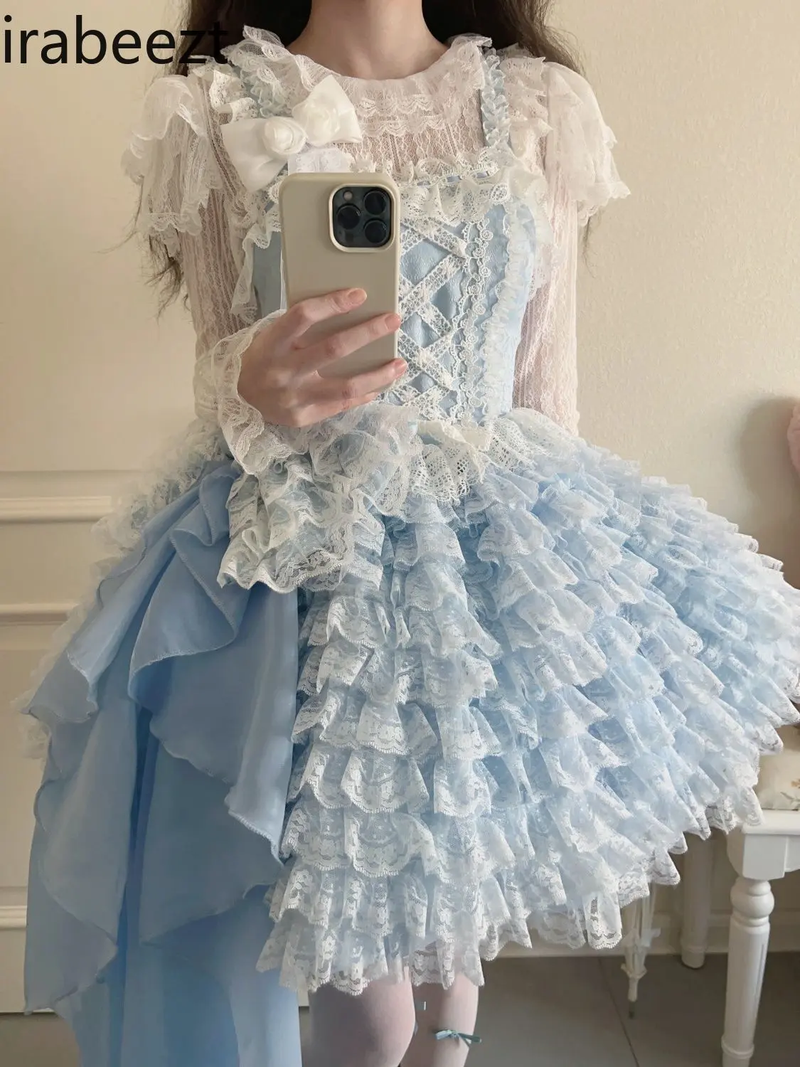 New Original Design Lolita Dress Cute Jsk Halter Dress Японские Платья Fashion Popular Hot Sale Vestido Lolita Gotica
