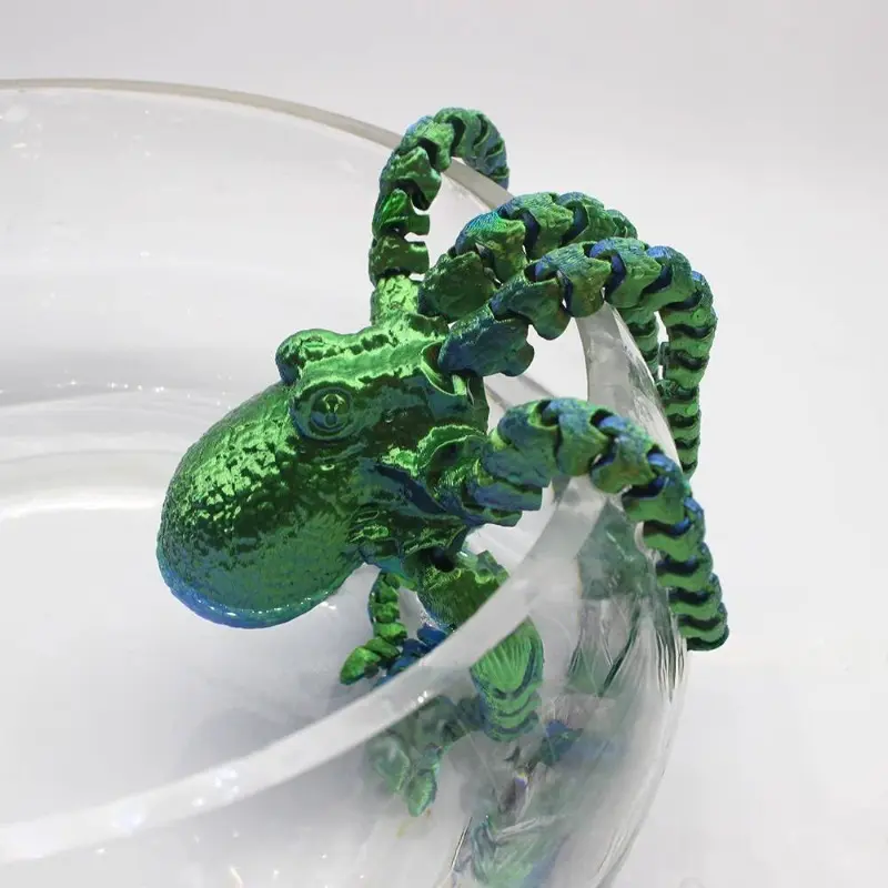 3D Printed Octopus Ornament Creative Animal Landscape Decorations Simulated Octopus Desktop Home Model Party Children's Gift