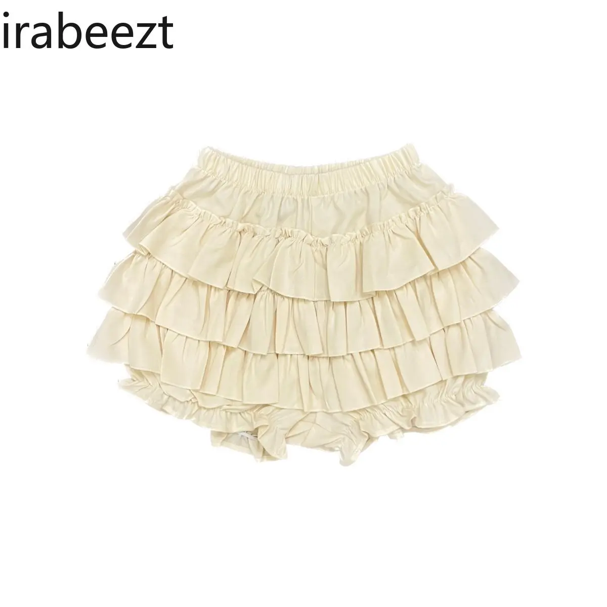 Japanese Spice Cute Peplum Pumpkin Pantyskirt Sweet Student All-matching Pompous Subculture Cake Shaped Midi Skirt