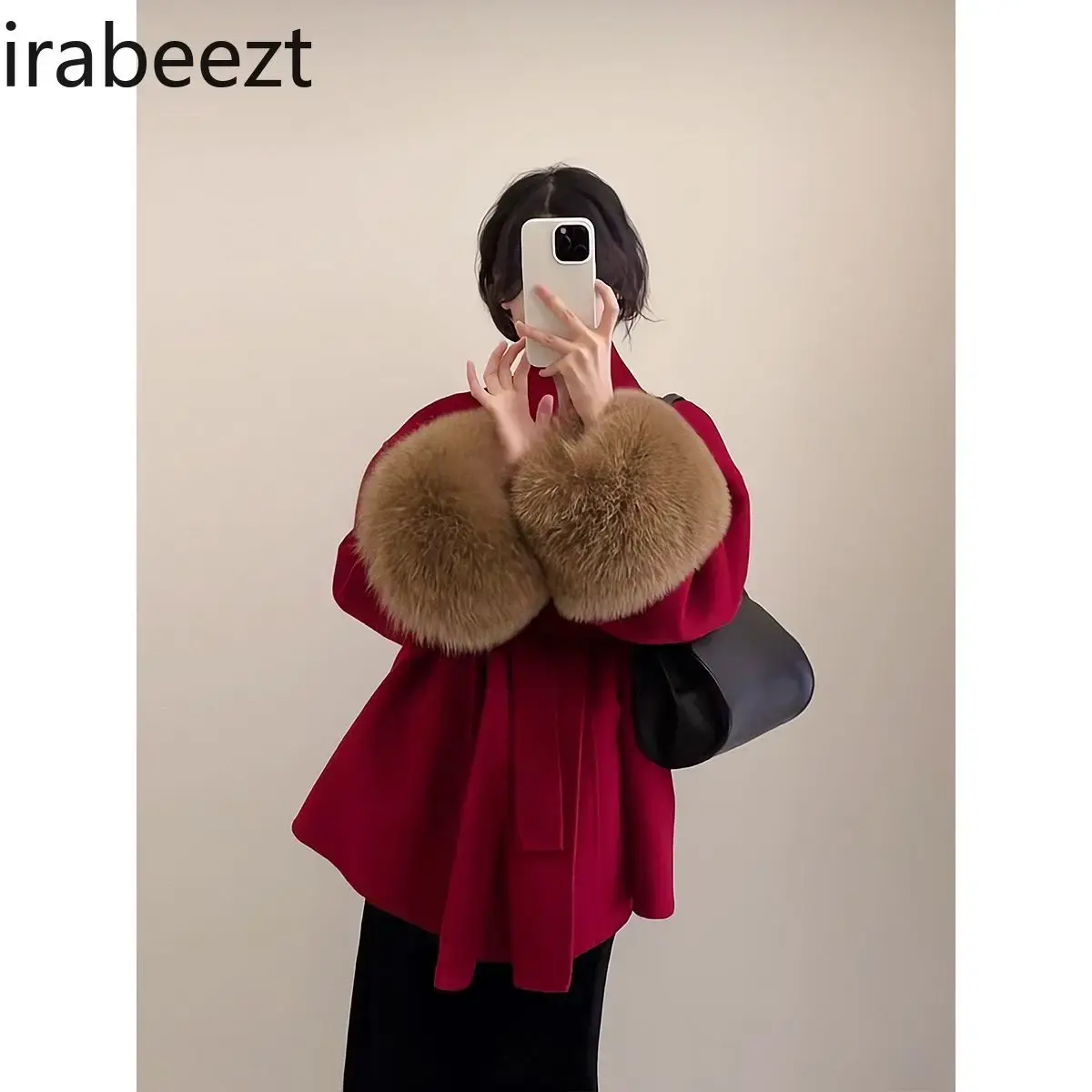 New High-grade Sense of Fashion Korean Winter New Woolen Coat Woman Mainland China Luxury Winter Jacket Women