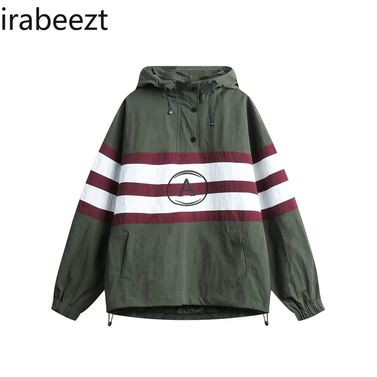 Niche Design Sense Stormshell Coat Female 2024 Spring Dress Hooded Windbreaker Senior Sense Solid Color Winter Jacket Women