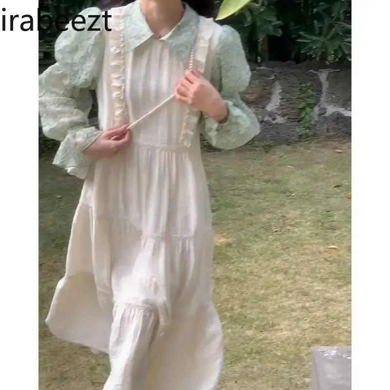 Gentle Style Spring Women 2024 New French First Love Robe Temperament Beautiful Fairy Dress for Women Vestidos Para Grados