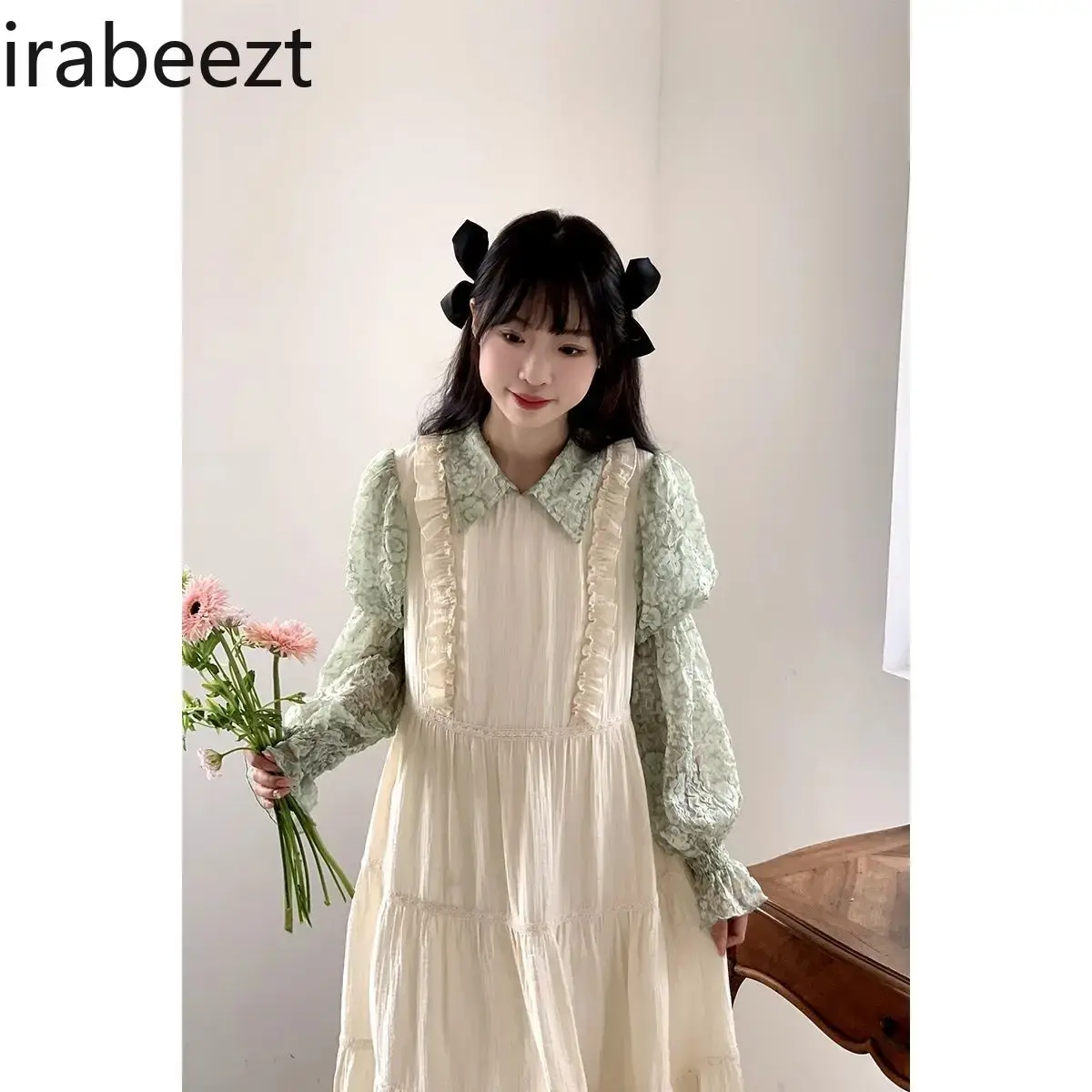 Gentle Style Spring Women 2024 New French First Love Robe Temperament Beautiful Fairy Dress for Women Vestidos Para Grados