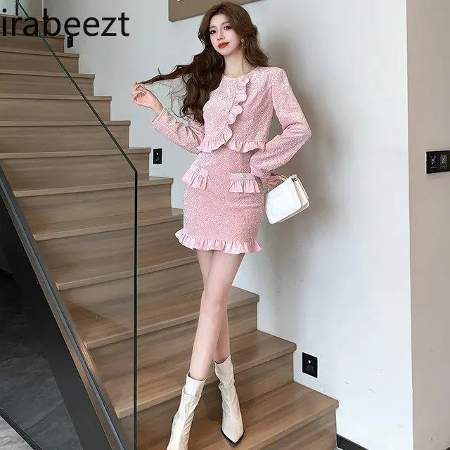 2024 Spring and Autumn New French Trend Elegant Fashion Small Two-piece Set Conjunto De Dos Piezas De Moda Para Mujer